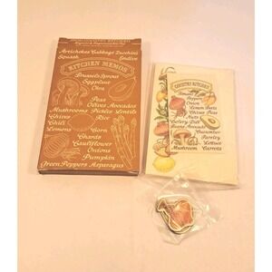 Vintage 1980 Avon Country Kitchen Note Pad And Spice Garden Cute Cottage Decor
